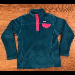 Patagonia Girls Re-Tool Fleece Pullover
